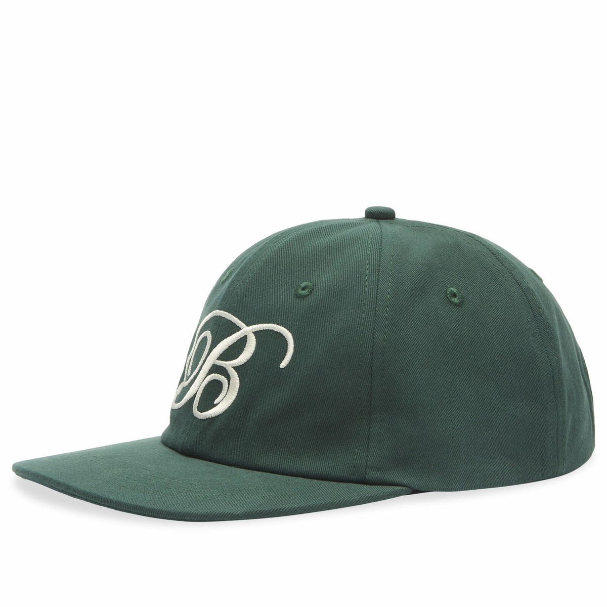 Bound Men's Script Embroidered 6 Panel Cap in Forest Green 