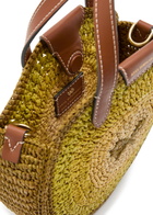 Anya Hindmarch Small Round bow Raffia Tote bag - Green - One Size