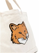 MAISON KITSUNE' - Fox Head Cotton Tote Bag