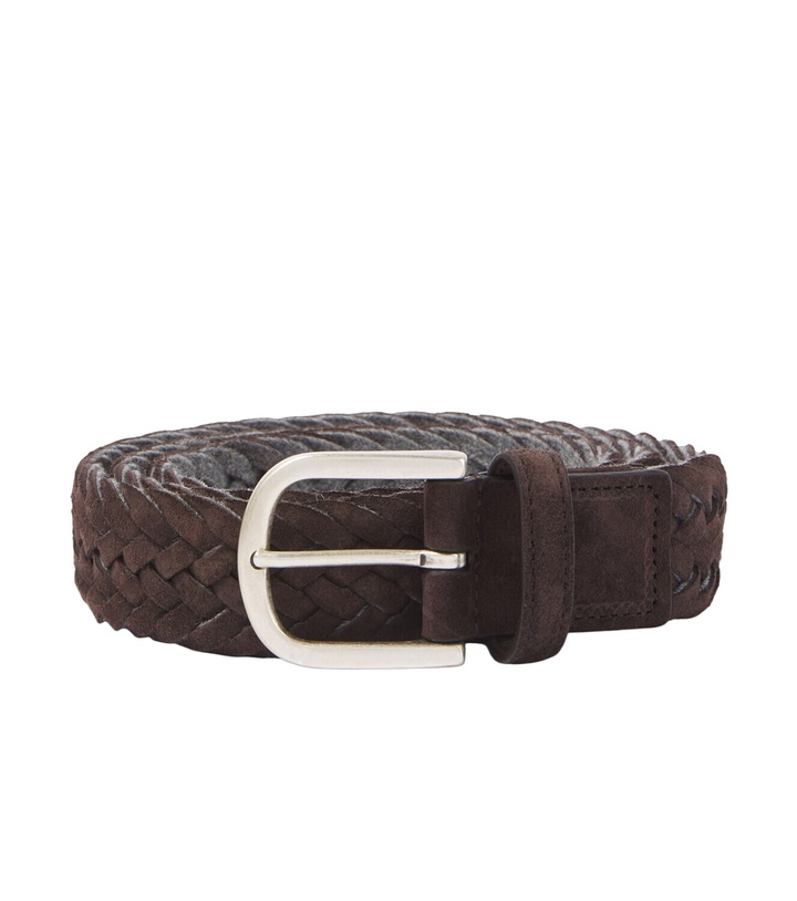 Photo: Canali Braided suede belt