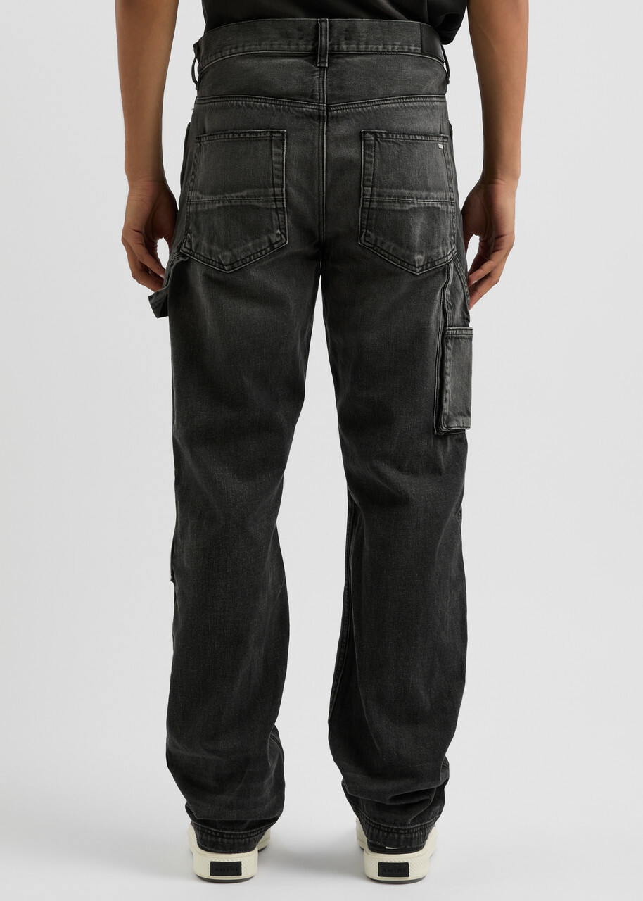 Amiri Carpenter Straight-leg Jeans Grey Amiri