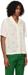 Rhude White Patch Pocket Shirt