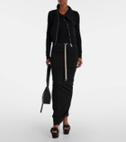 Rick Owens Mountain cotton jersey hoodie