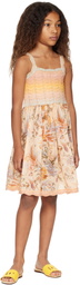 ZIMMERMANN Kids Multicolor Tallow Knit Printed Dress