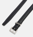 Saint Laurent Cassandre leather belt