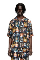 Diesel Bowling shirt with graphic prints - Shirts - Unisex - Black