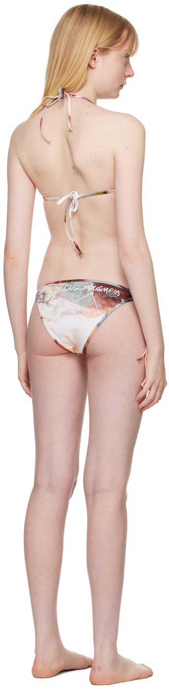 【VIVIENNE WESTWOOD】Triangle Bikini トライアングルビキニ Two-piece swimsuit Vivienne Westwood Beige size S