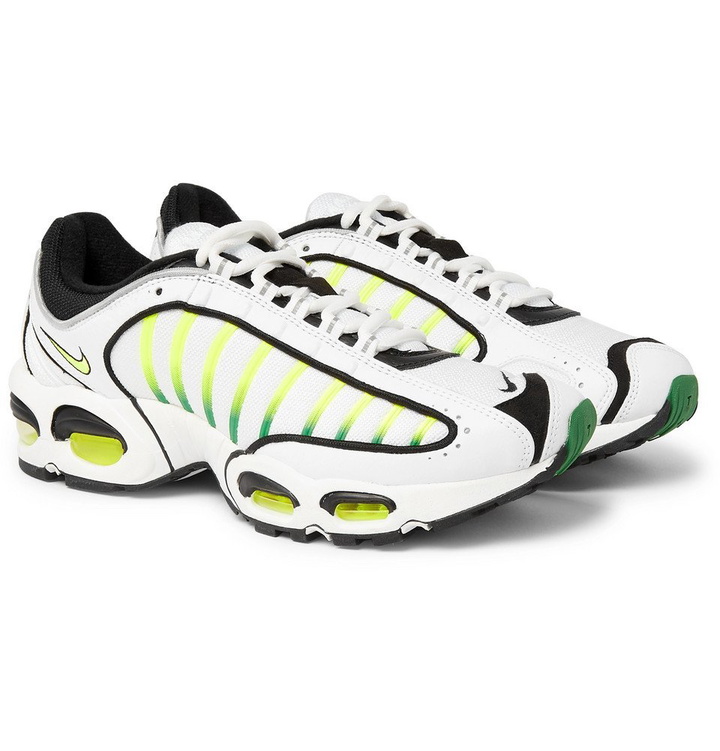 Photo: Nike - Air Max Tailwind IV Mesh and Leather Sneakers - White