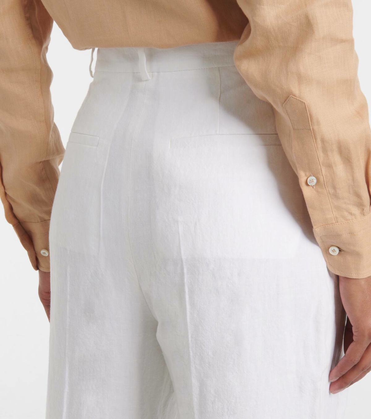 Tove Gabrielle linen wide-leg pants