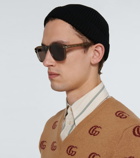 Gucci - Square-frame acetate sunglasses