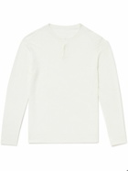 Anderson & Sheppard - Linen Henley T-Shirt - White