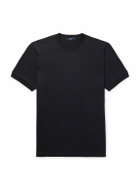 Kiton - Cotton-Jersey T-Shirt - Black