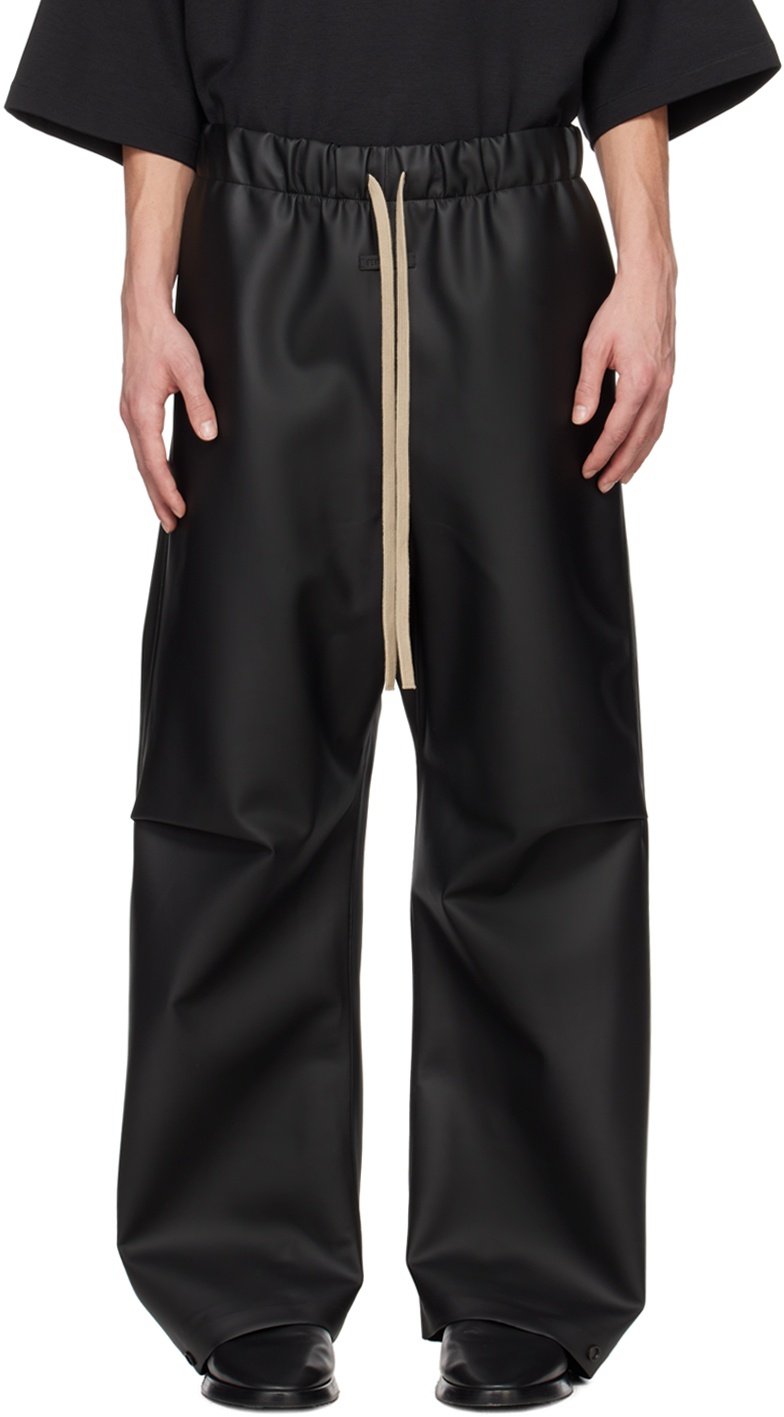 Photo: Fear of God Black Pleated Trousers