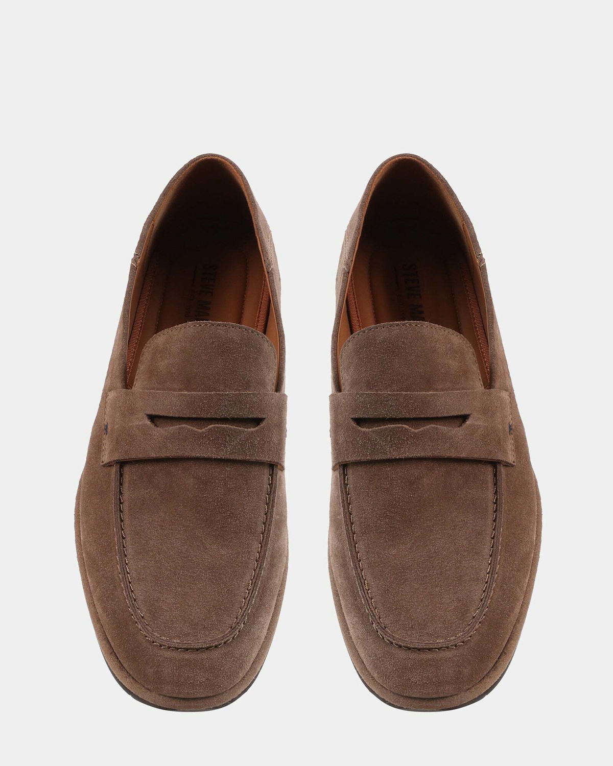 Steve Madden Ellwood Loafers in Dark Taupe