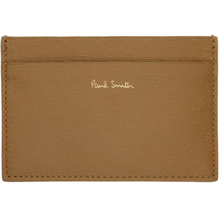 Photo: Paul Smith Tan and Navy Credit Card Holder