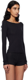 Cou Cou Black 'The Bateau' T-shirt