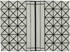 Bao Bao Issey Miyake Gray Oyster Card Holder