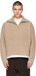 Studio Nicholson Beige Sandos Knit Jacket