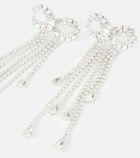 Rebecca Vallance Mariella crystal-embellished drop earrings