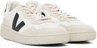 VEJA Off-White V-90 Leather Sneakers