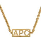A.P.C. Gold Noa Necklace