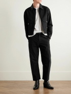 Nili Lotan - Carpenter Straight-Leg Cropped Cotton-Blend Twill Trousers - Black