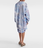 Dries Van Noten Printed cotton voile shirt