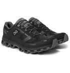 On - Cloudventure Rubber-Trimmed Mesh and Shell Trail Running Sneakers - Black