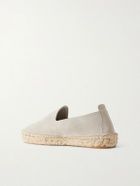 MORJAS - The Espadrille Suede Espadrilles - Gray
