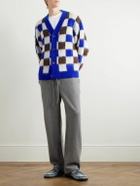 The Elder Statesman - Wide-Leg Cashmere Drawstring Trousers - Gray