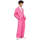 Jacquemus Pink Le Pantalon Cavaou Trousers