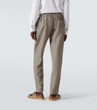 Fedeli Bonifacio linen tapered pants