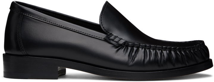 Photo: Legres Black Ruched Loafers