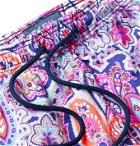 Etro - Paisley-Print Mid-Length Swim Shorts - Purple