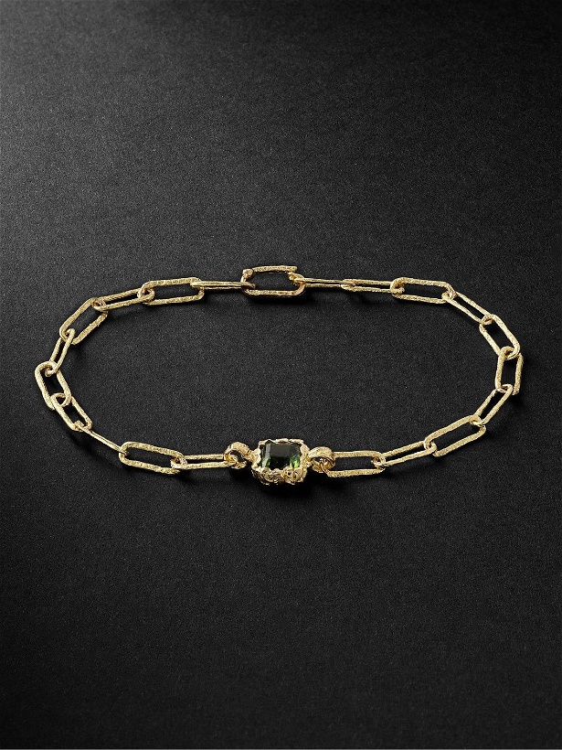 Photo: HEALERS FINE JEWELRY - Recycled Gold Tourmaline Chain Bracelet