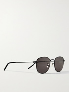 SAINT LAURENT - D-Frame Silver-Tone Sunglasses