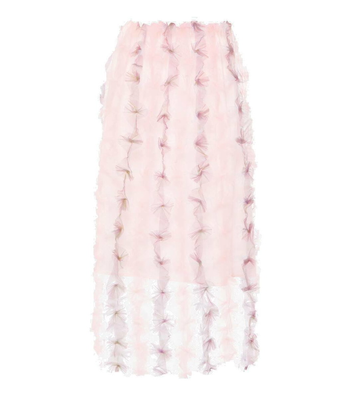 Photo: Susan Fang Fringed floral midi skirt