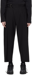 Attachment Black Wrapped Trousers