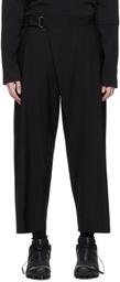 Attachment Black Wrapped Trousers