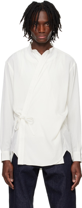 Photo: RAINMAKER KYOTO White Band Collar Dougi Shirt