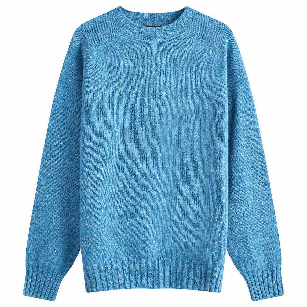 Howlin by Morrison Men's Howlin' Terry Donegal Jumper in Blue Fantasy