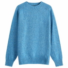 Howlin by Morrison Men's Howlin' Terry Donegal Jumper in Blue Fantasy