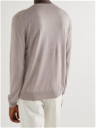 Ermenegildo Zegna - Silk, Cashmere and Linen-Blend Sweater - Brown