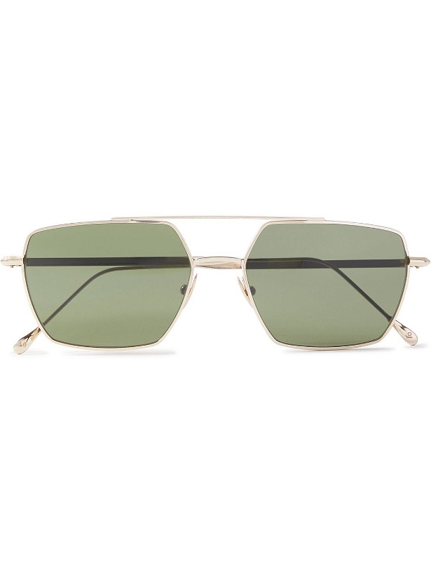 Photo: MONC - Oliver Spencer Osbourne Aviator-Style Gold-Tone Sunglasses