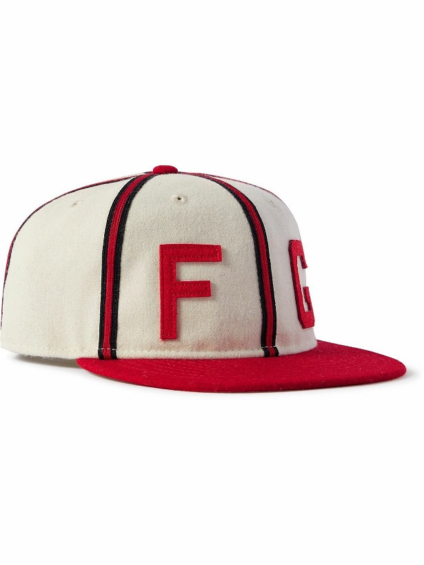 Photo: FEAR OF GOD ESSENTIALS - Logo-Appliquéd Cotton-Flannel Baseball Cap