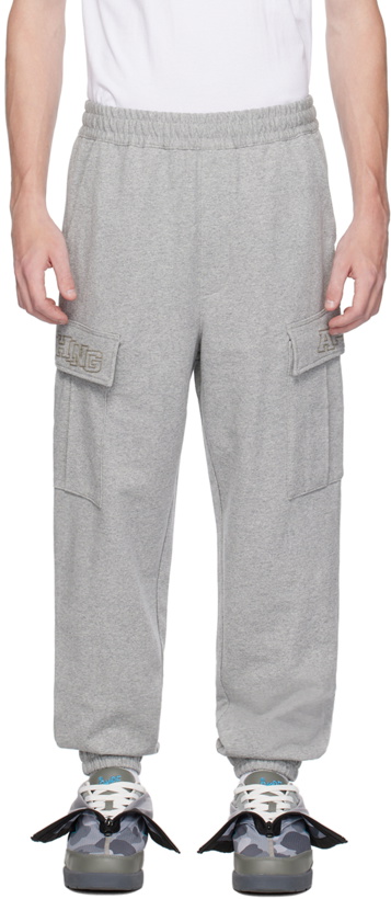 Photo: BAPE Gray Relaxed Fit Cargo Pants