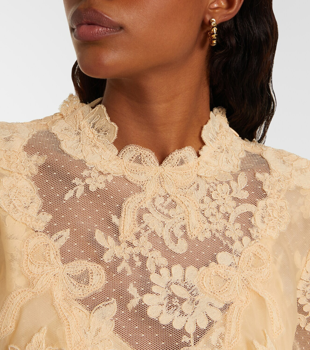 Zimmermann Loop gold-plated hoop earrings