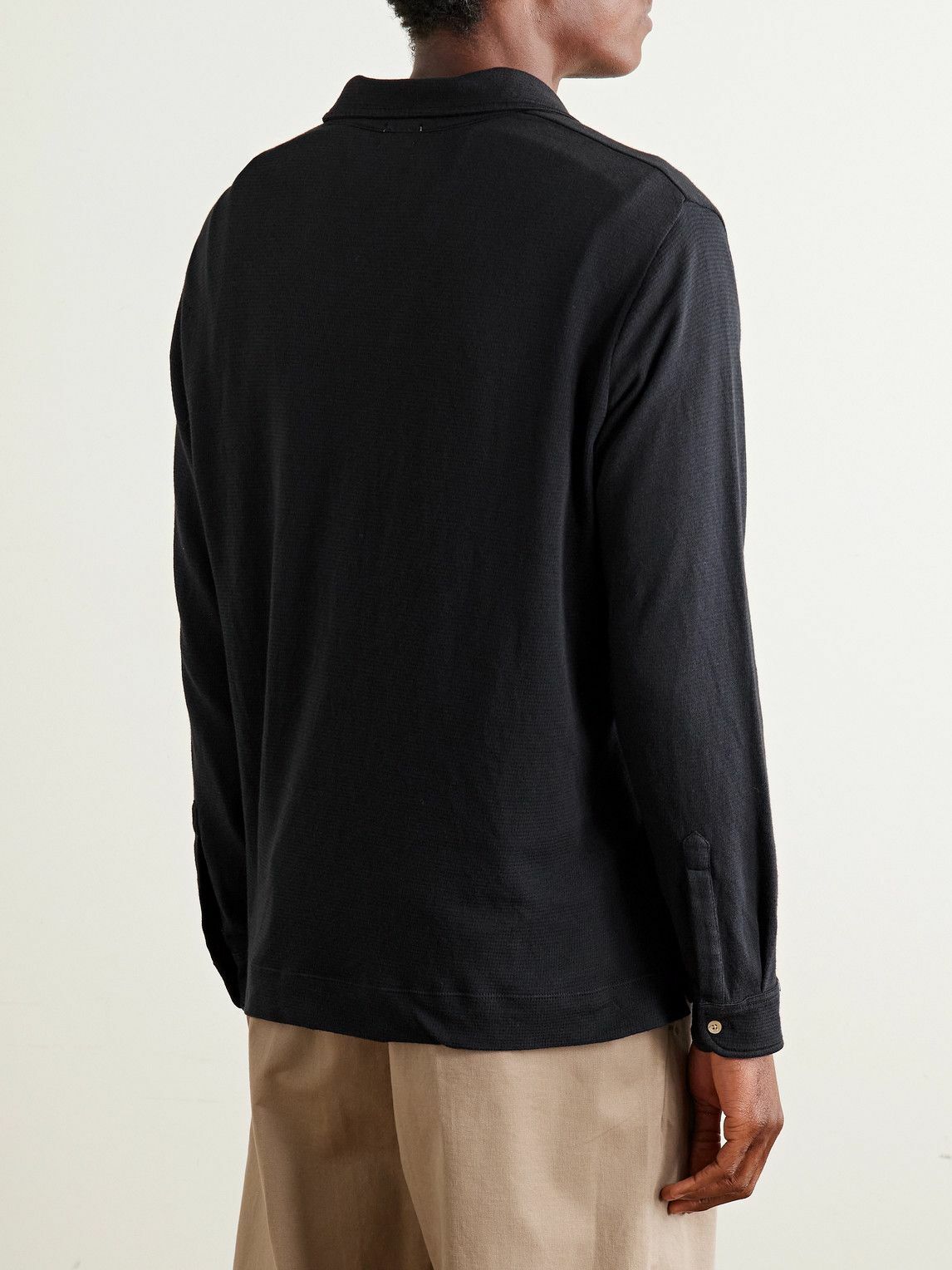 Massimo Alba - Cotton-Blend Polo Shirt - Blue