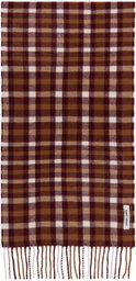 Henrik Vibskov Red Check Scarf