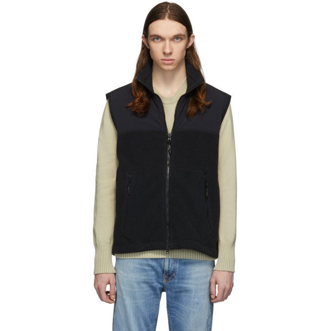 Photo: The Very Warm Black Fleece Zip Vest